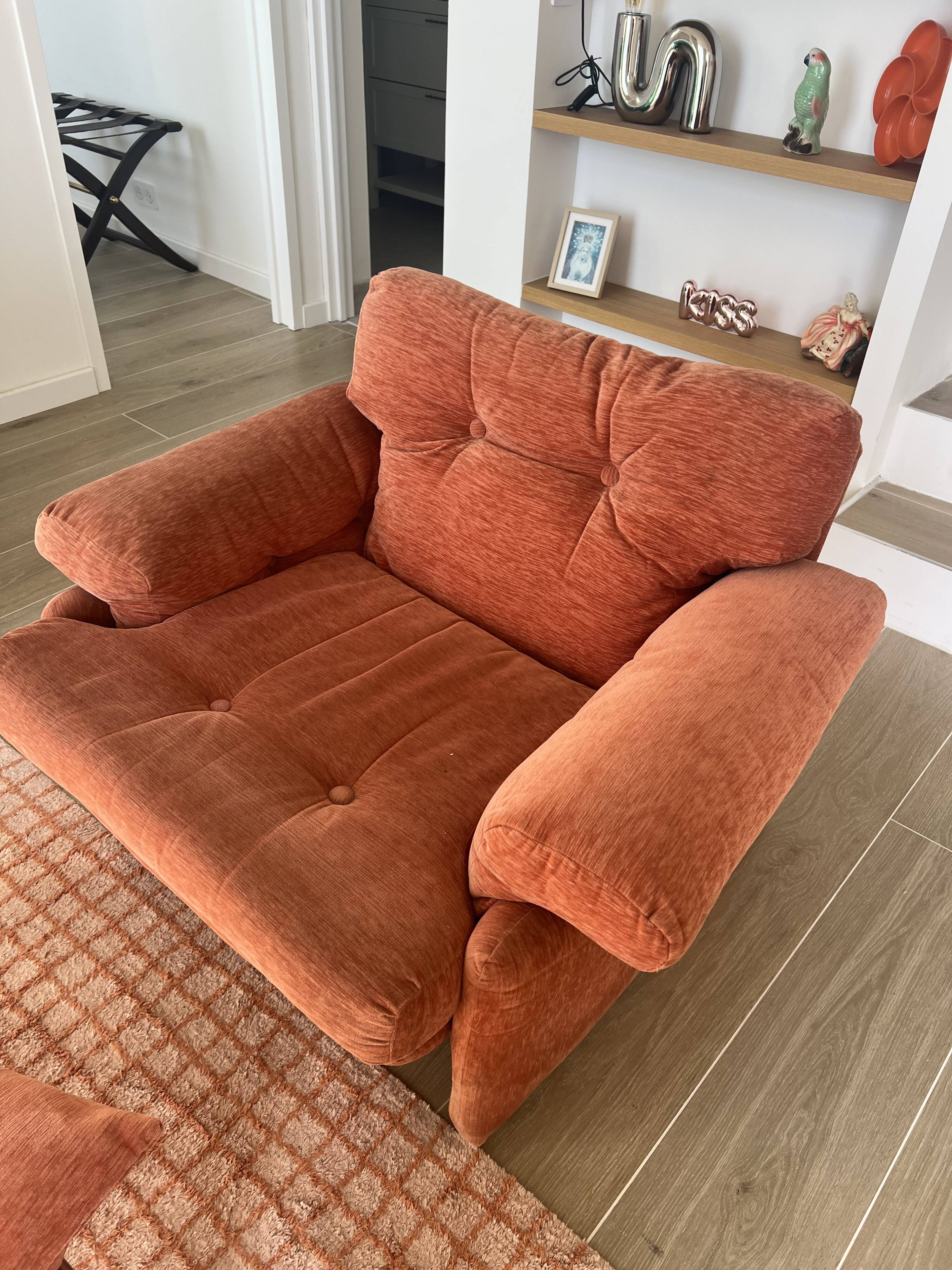 Paire de fauteuils Coronado par Tobia Scarpa pour B&B Italia, 1966