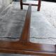 Rustic burgundy farm table 19th -1m80