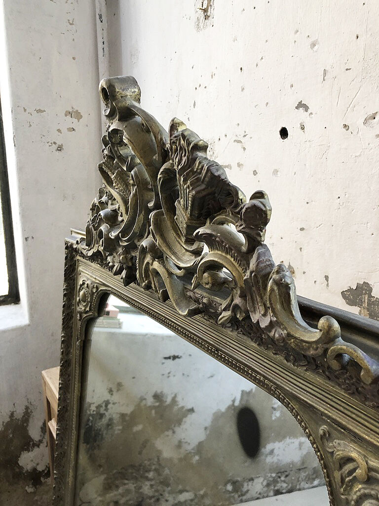 Mirror rosette Louis XVI 90x154cm