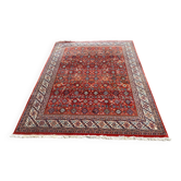 Burgundy wool Persian rug Saint Maclou 170x240cm