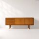 IKEA “Ulvö” oak sideboard by Erik Wørts, 1960s