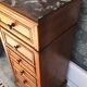 Chiffonnier ancien avec plateau en marbre