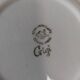 Pair of Ceranord earthenware dessert plates, Gigi model