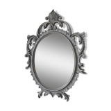 Patinated Italian Baroque Mirror 35x46cm