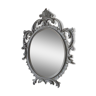 Patinated Italian Baroque Mirror 35x46cm