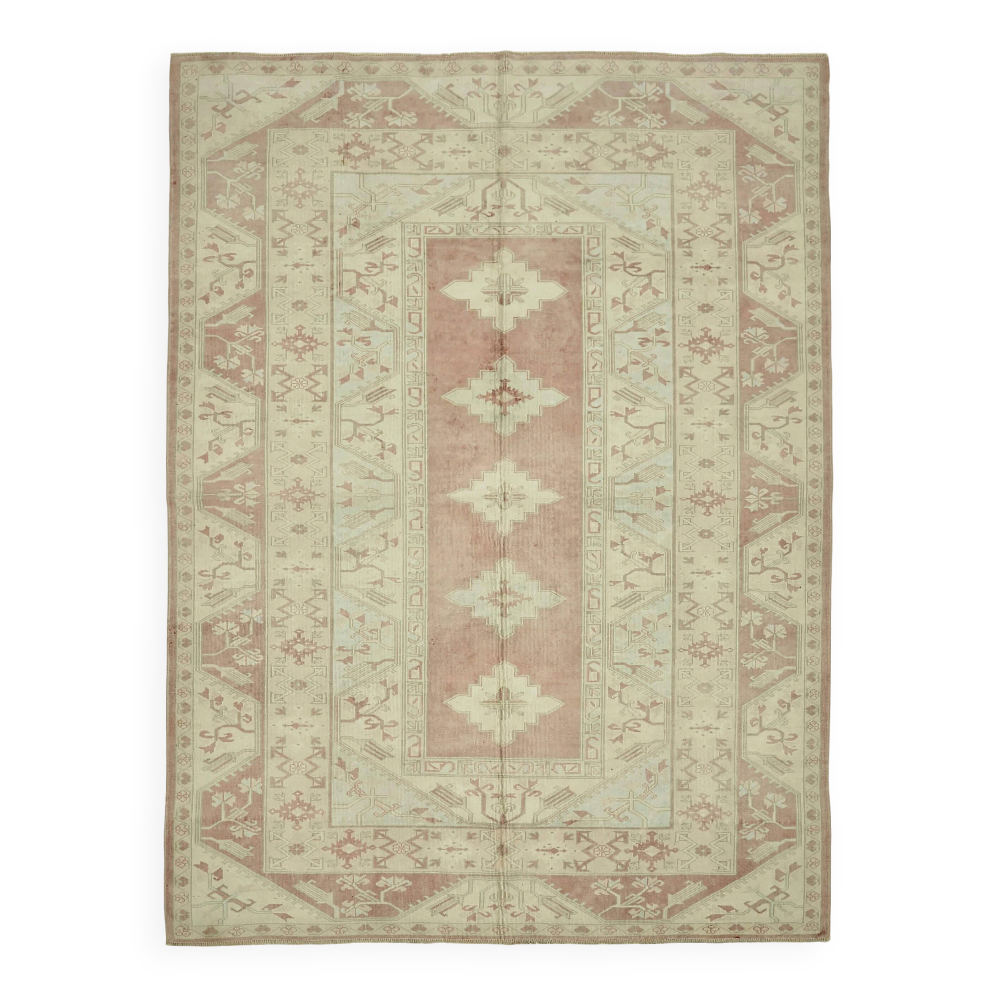 Turkish Vintage Anatolian Rug 211 cm x 282 cm