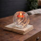 Kosta Boda Sweden Modernist Crystal Spiral Candle Holder with Box - 19