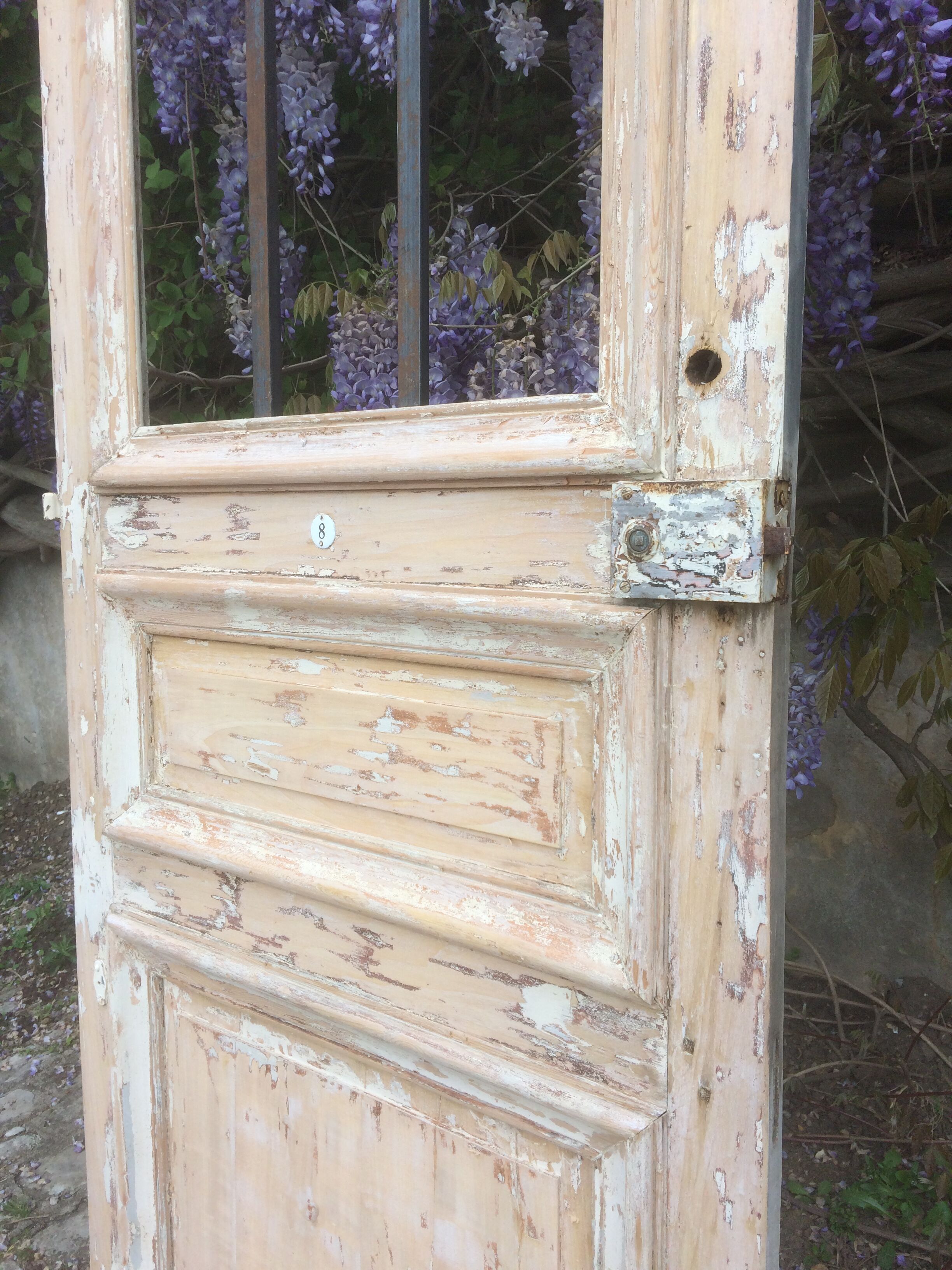 Glass workshop door