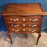 Walnut Sideboard in Louis XV Style, 20th Century