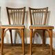 Pair of vintage Baumann bistro chairs