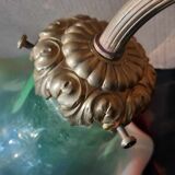 Art deco bronze wall lamp