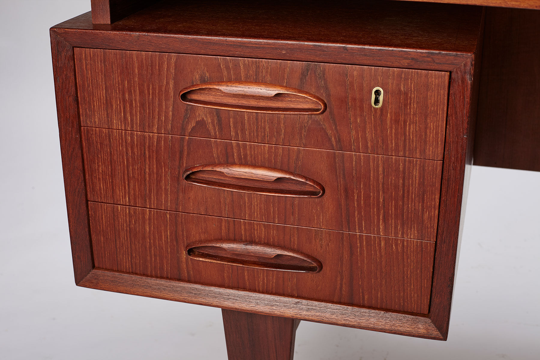 Bureau en teck du milieu du siècle, Danemark années 1960