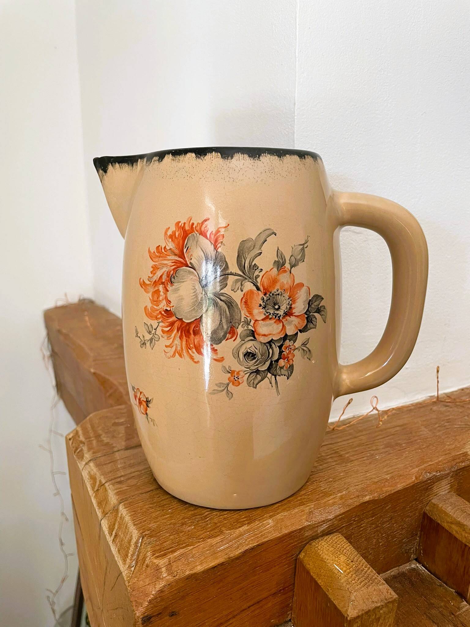 Salins earthenware carafe