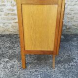 Compass feet chest of drawers