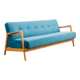 Vintage sofa, convertible, cherry, restored
