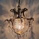 Authentic Peris Andreu chandelier, Valencia, Spain, 1950s, fully