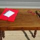 Vintage desk in solid walnut