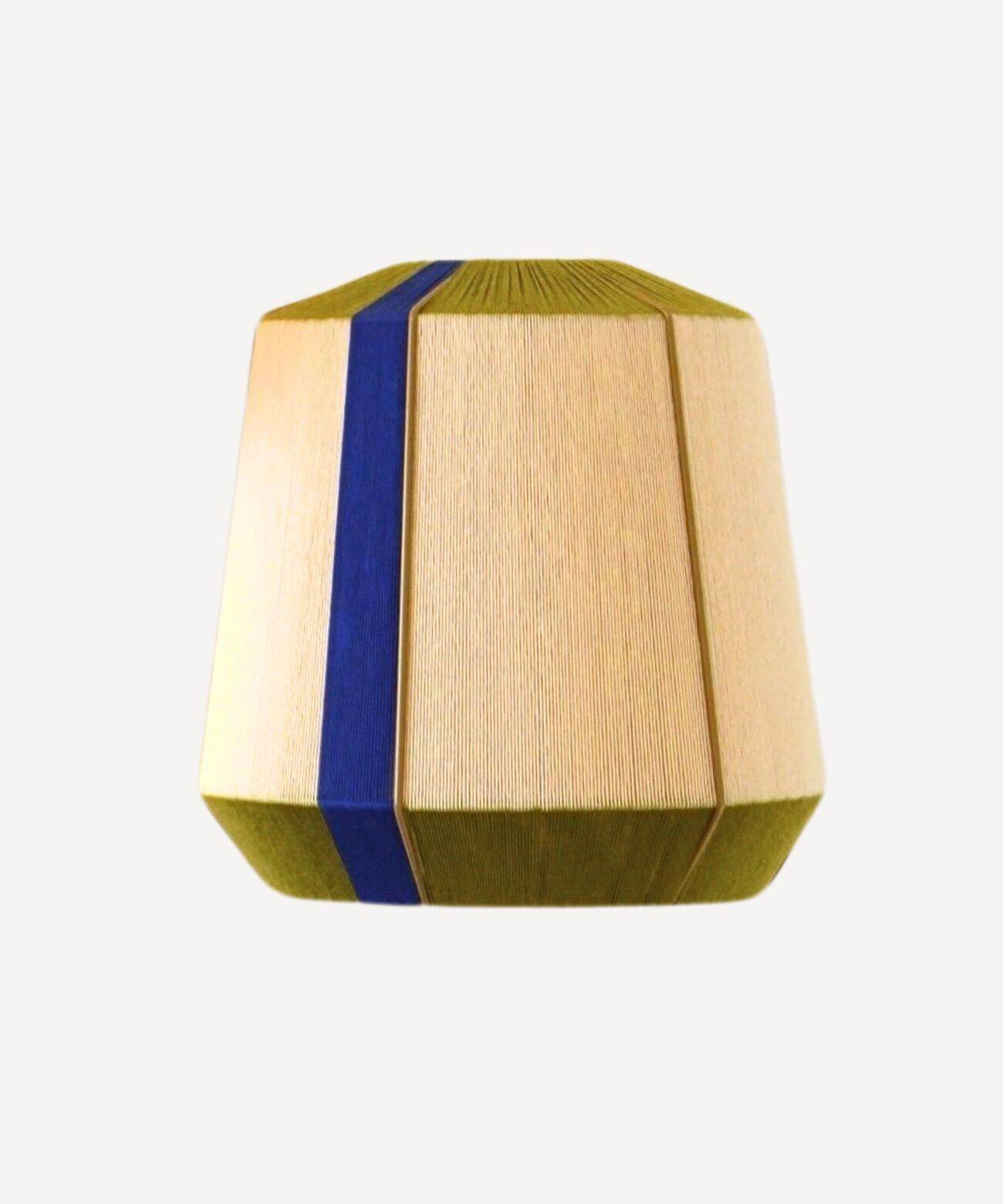 L'Epicurienne olive electric blue wall light