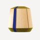 L'Epicurienne olive electric blue wall light