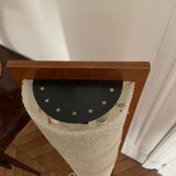 Vintage floor lamp in teak and granite Perspex