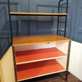 Vintage Scandinavian self-supporting shelf cabinet 1960