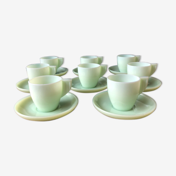 Set de 8 tasses à café vintage