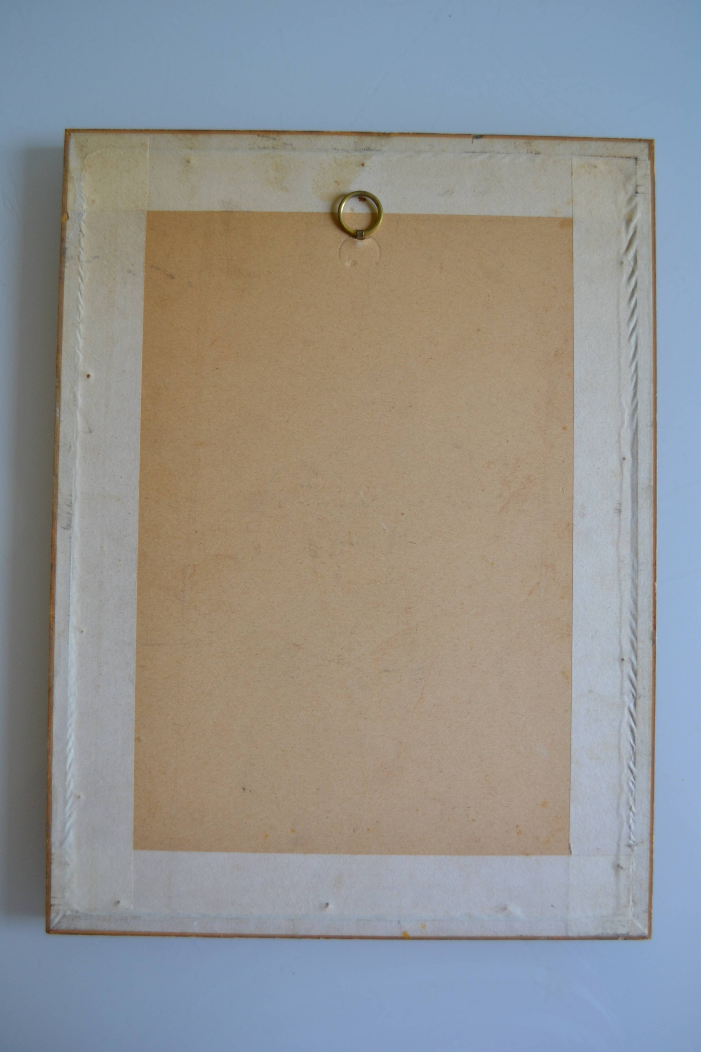 Martigues pond Old geographical map 18th century engraving 1764 by Bellin