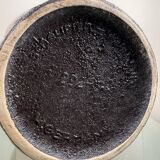 Large West Germany orange ceramic vase from the 60s