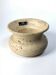 Brutalist bowl by Fratelli Mannelli, travertine, Italy, 1970s
