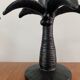 Pair of palm candle holders