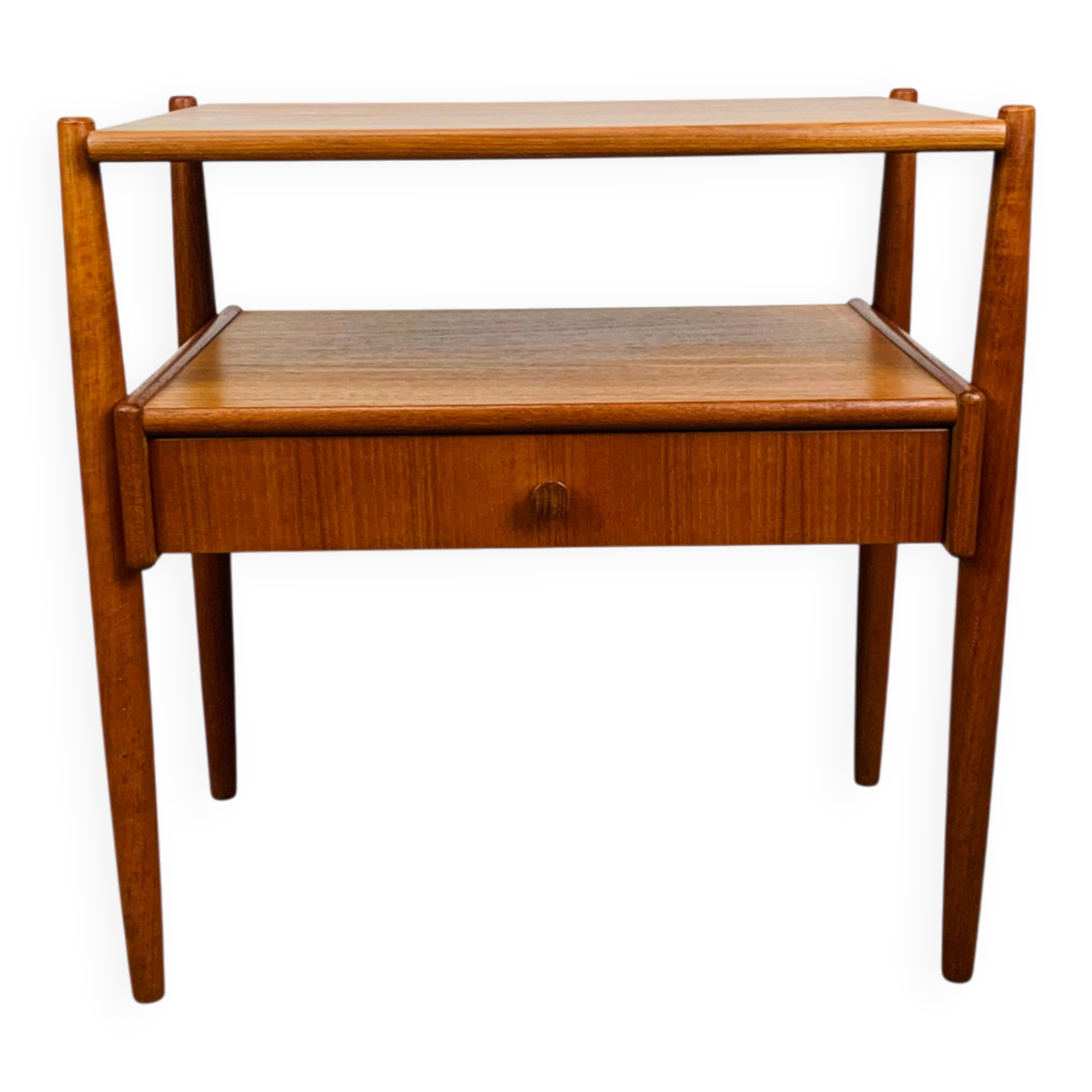 Scandinavian teak bedside table, 1960s