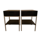 Maxalto EBE - small double-top bedside table with drawer