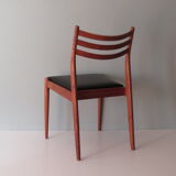 Set of 3 teak dining chairs, Danish design 1960-1970