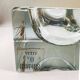 1960s rectangular ashtray or catch-all in Murano glass by Pagnin & Bon with handcrafted 24k gold finishing. Made in Italy.