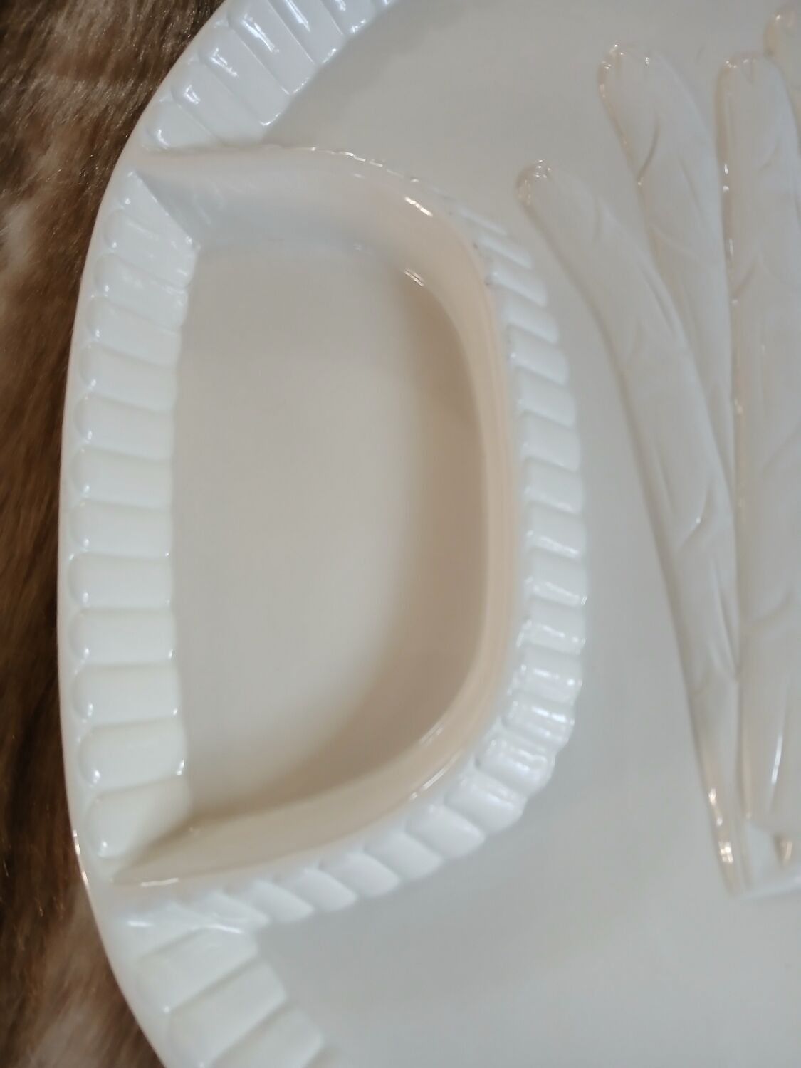 Large vintage earthenware dish