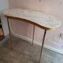Vintage dressing table form free white marble 1960