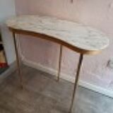 Vintage dressing table form free white marble 1960