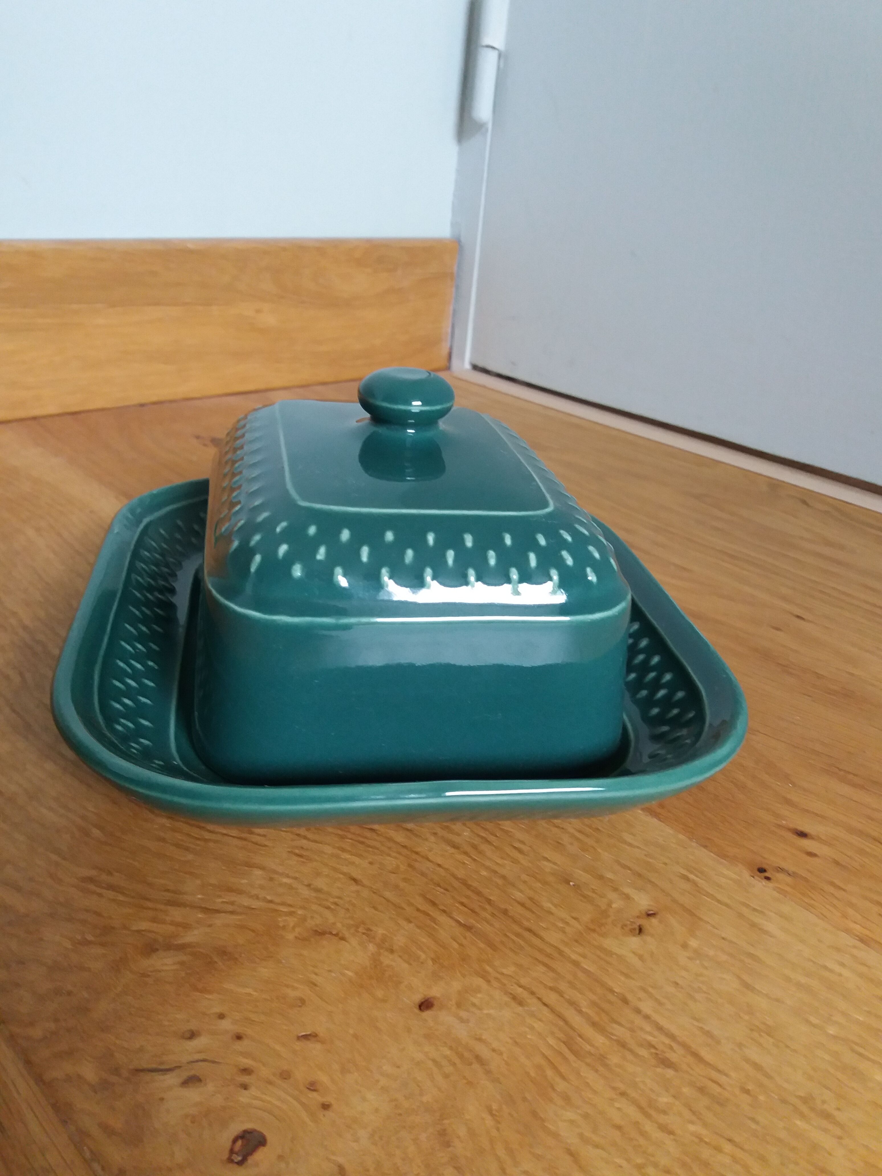 Butter dish Genevieve Lethu, Rice grain collection, 1984