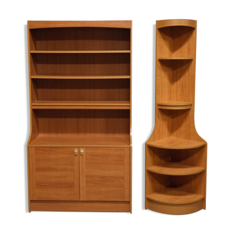 Bibliothèque modulable années 70