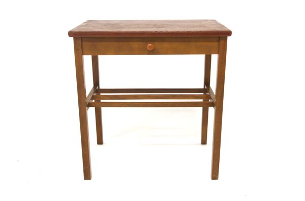 Table de chevet scandinave en teck, Suède, 1960