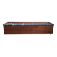 AMPM Noham TV unit, walnut sideboard with amber marble.