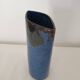 Vase en céramique à couverte bleue 25cm Signée Jean Cacheleux Puisaye