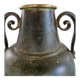 Art Deco vase in bronze and brass by SVM Handarbete, Sweden 1940s