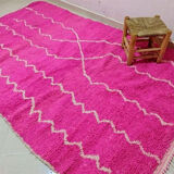 Berber carpet beni ouaraion pink 253x153 CM