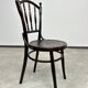 Curved wooden dining chairs by Thonet Mundus