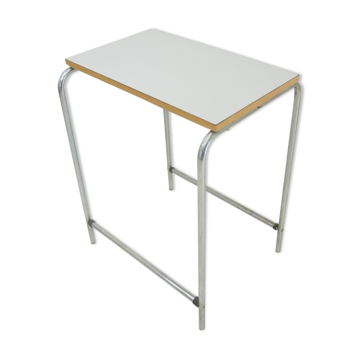 Table d’appoint en chrome du milieu du siècle, années 1960