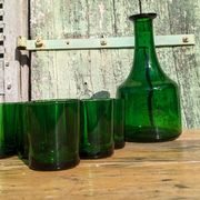 Vintage glass and carafe service