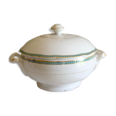 Soupière en porcelaine collection  ‘’Juan’’ Sarreguemine Digoin 1950
