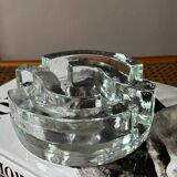 Glass candle holder warmer
