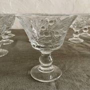 10 Luminarc glass dessert bowls